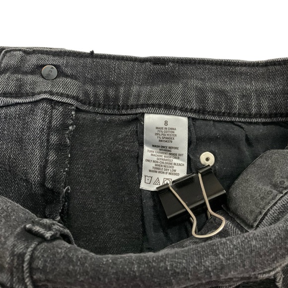 Aeropostale High Waisted Aero Cheeky Jean Shorts Size 8 Cut Off Stretch - Picture 7 of 7
